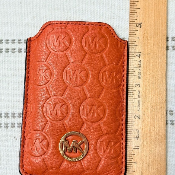 Michael Kors Leather Orange Sleeve - Picture 5 of 5